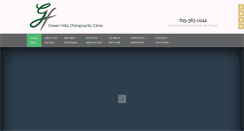 Desktop Screenshot of greenhillschiropractic.com